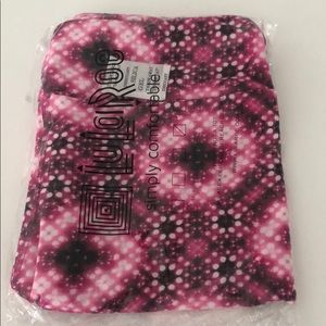 LuLaRoe pink and black leggings active wear new